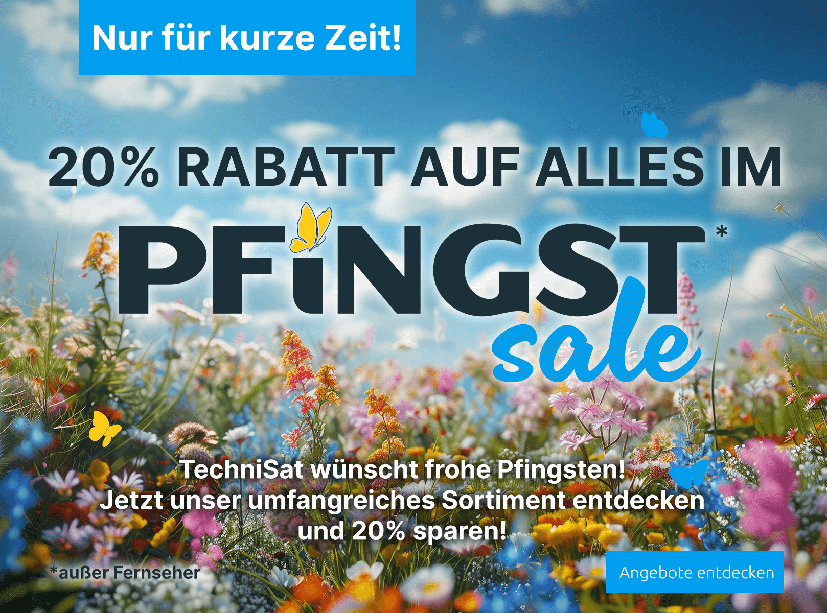 20% Rabatt auf alle TechniSat Produkte