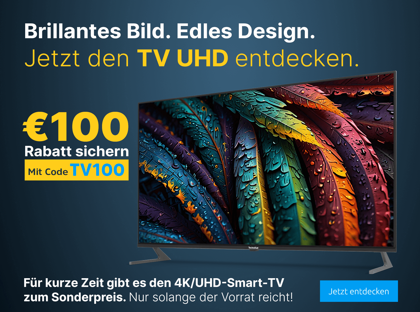 TechniSat Fernseher mit 100€ Gutschein