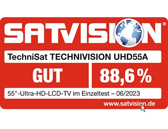 SATVISION "Gut" 88,6% - 88,6  GUT